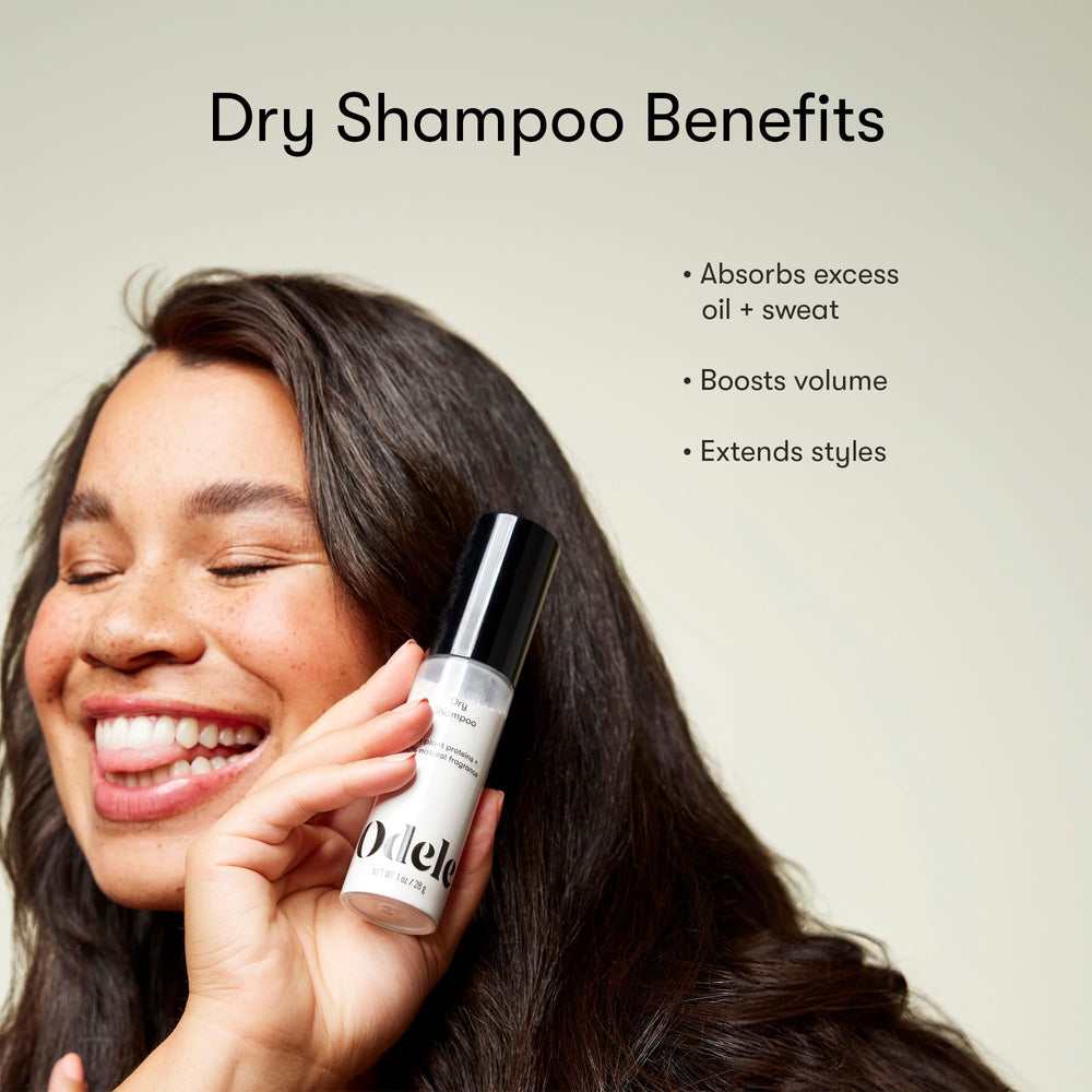 Odele Dry Shampoo works with all hair textures and types
