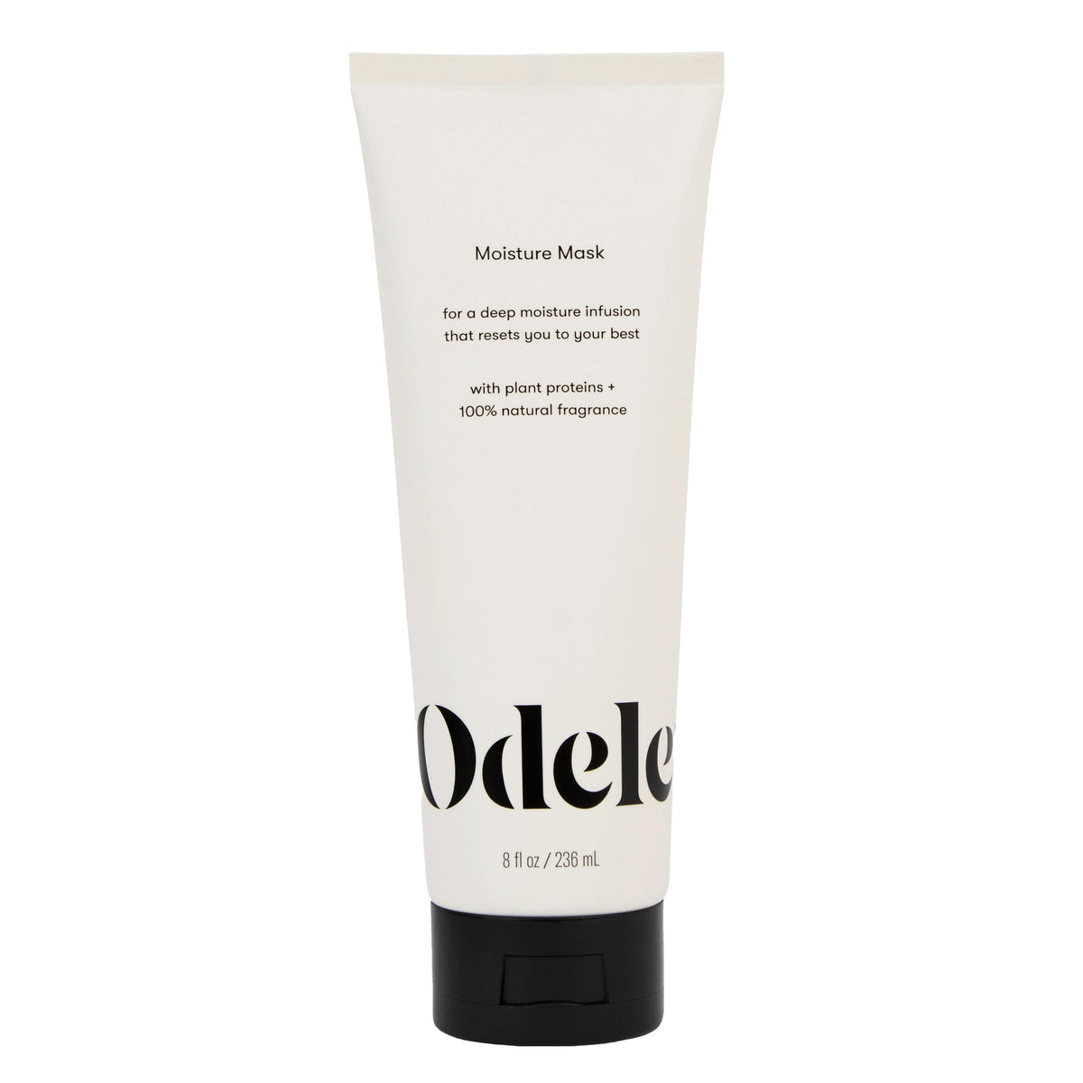 Odele Moisture Hair Mask jar closeup highlighting deep conditioning for soft hair