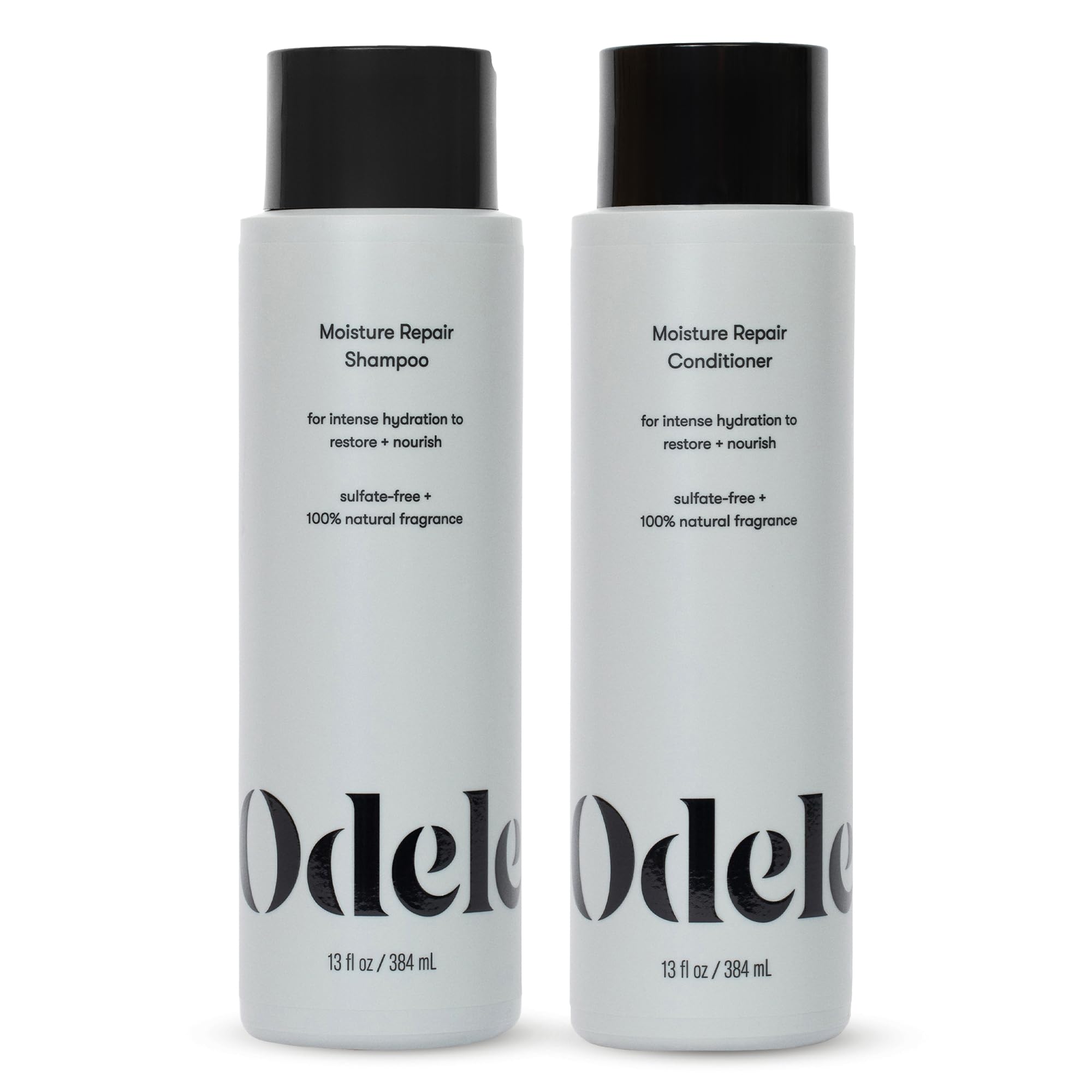 Odele Moisture Repair shampoo bottle delivering deep hydration for dry hair
