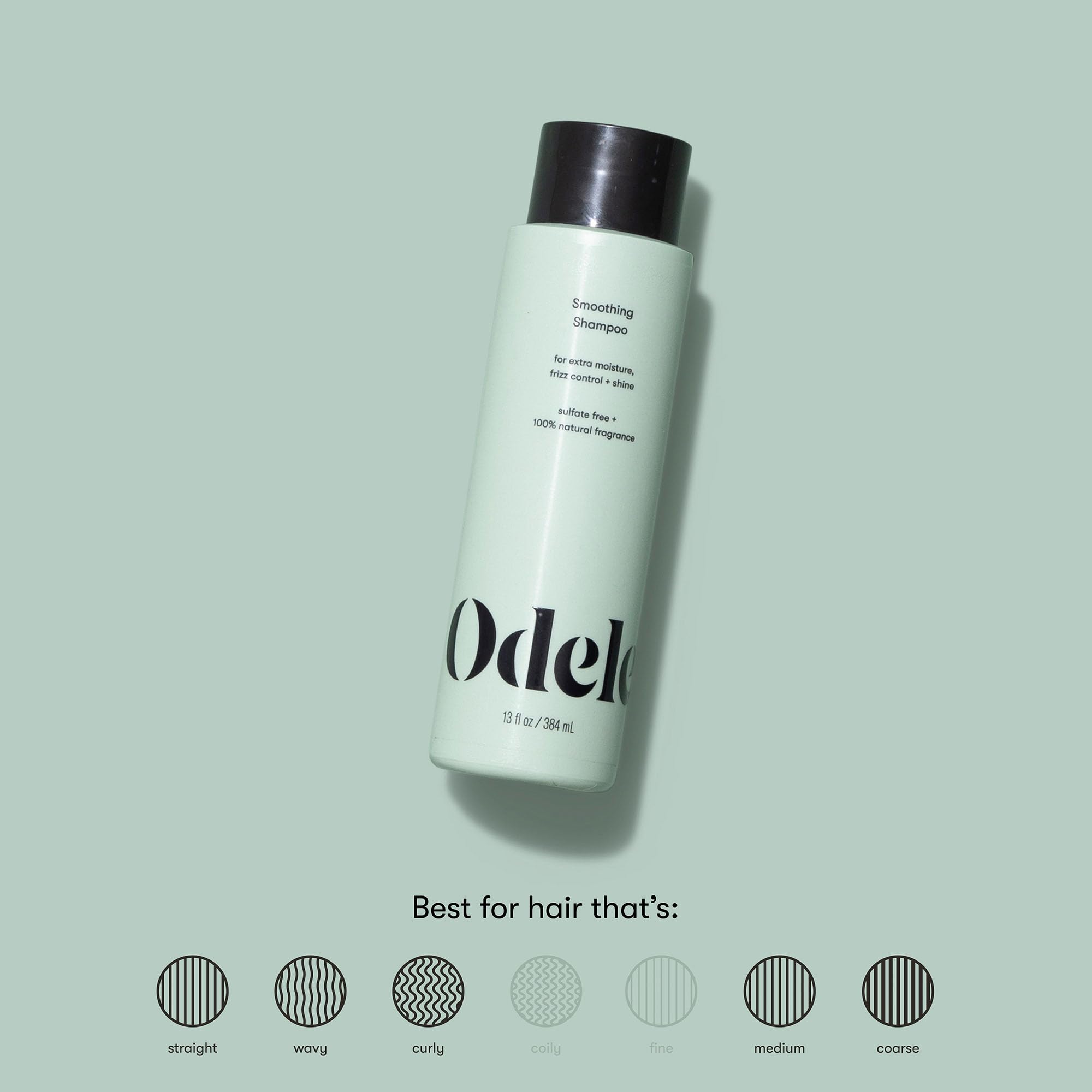 Odele smoothing shampoo ingredients highlight amino acids, rice, and amaranth for stronger, manageable hair