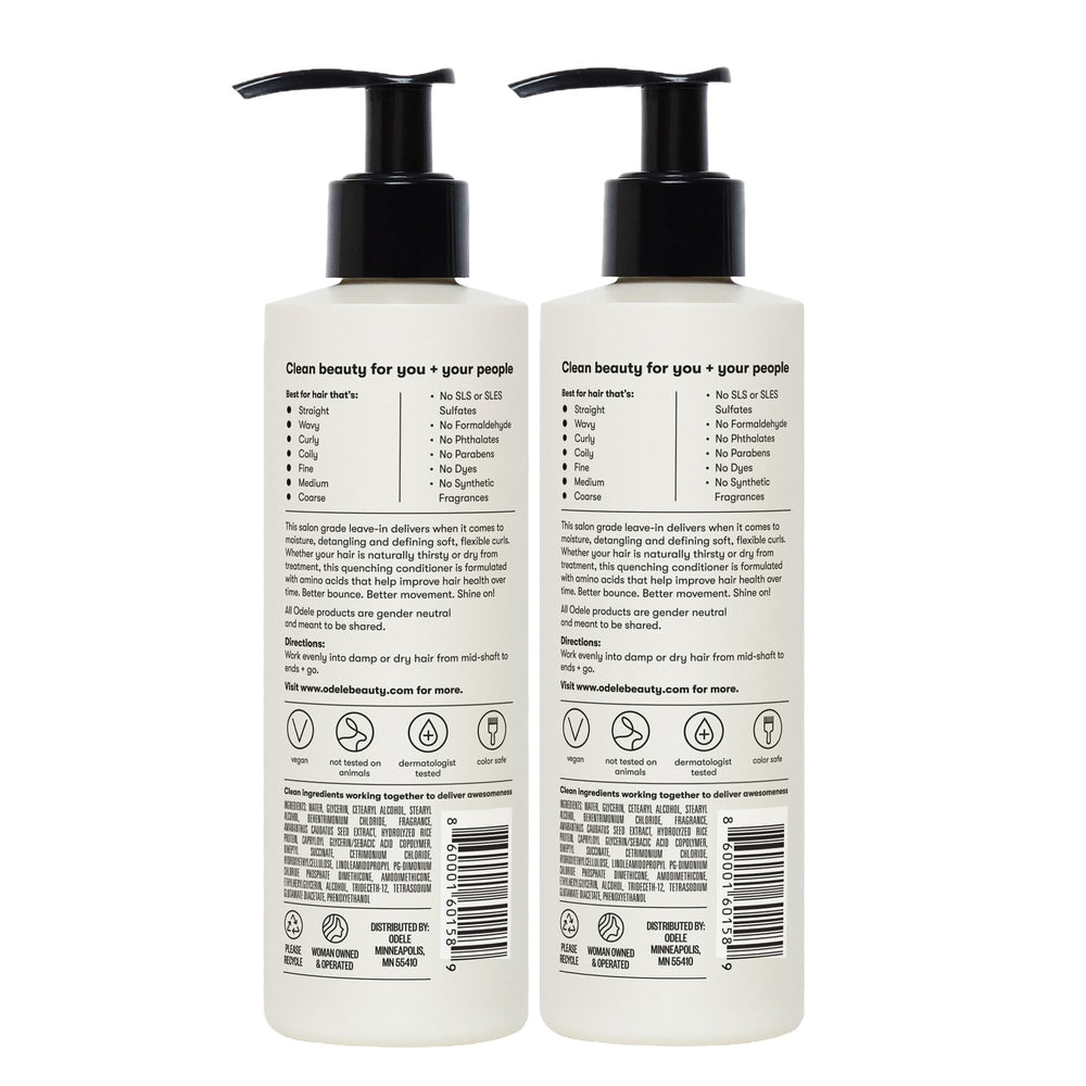 Odele vegan, cruelty-free, color-safe and sulfate-free.