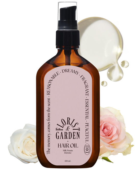 ODID Milk Protein Intensive Hair Oil bottle pour for precise application