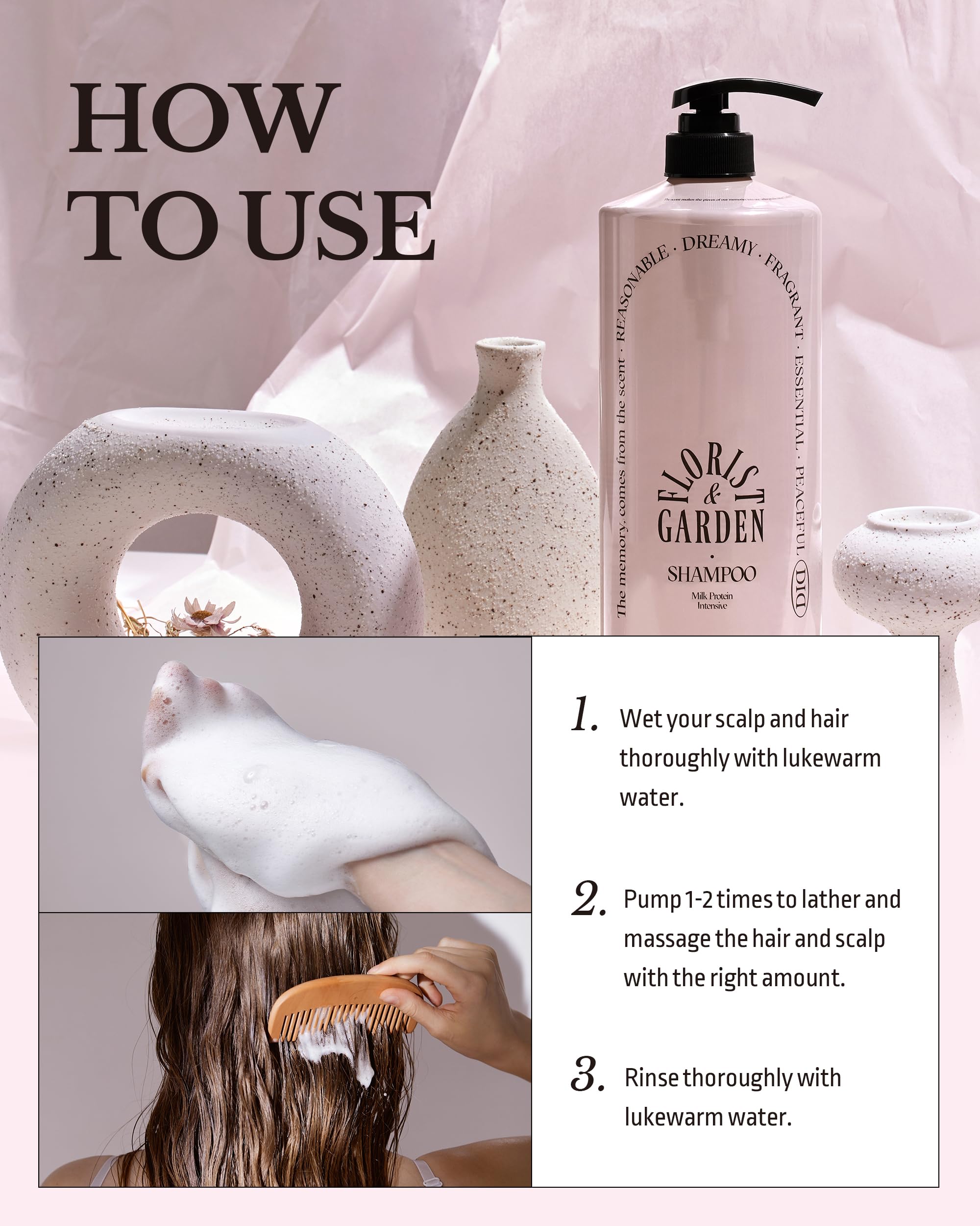 ODID Milk Protein Intensive Shampoo ideal for dyed or curly hair management.
