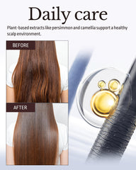 ODID Milk Protein Intensive Shampoo demonstrates hair volume enhancement in action.