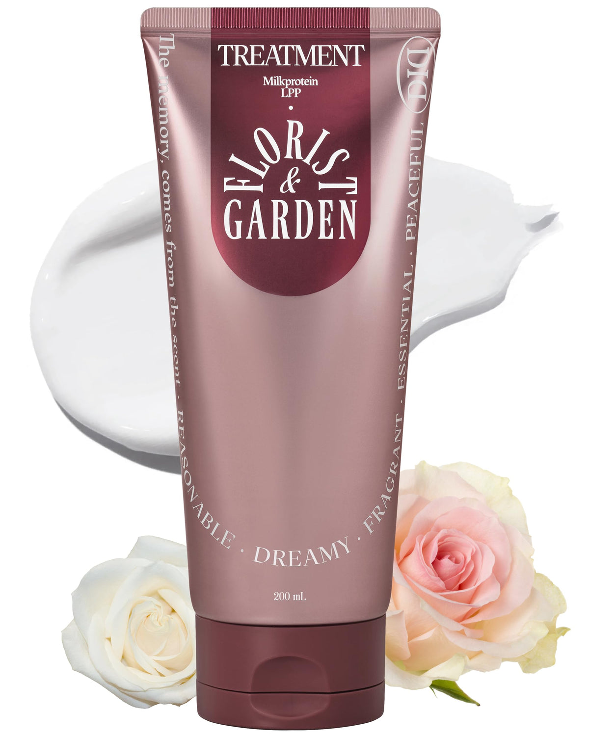 ODID Milk Protein LPP Mask bottle close-up showing rich conditioning for dry hair.