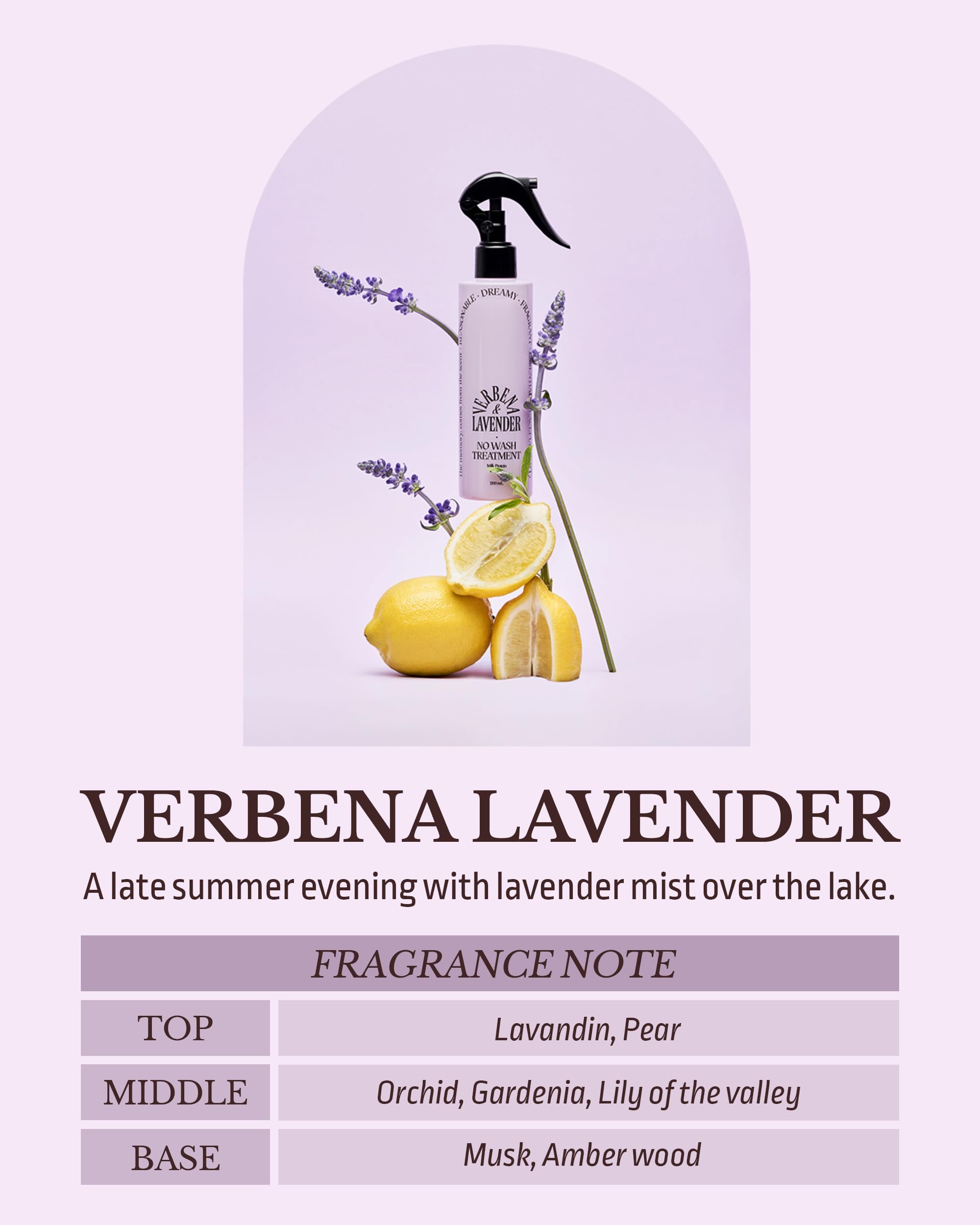 ODID Verbena Lavender scent bottle enhances daily grooming rituals.