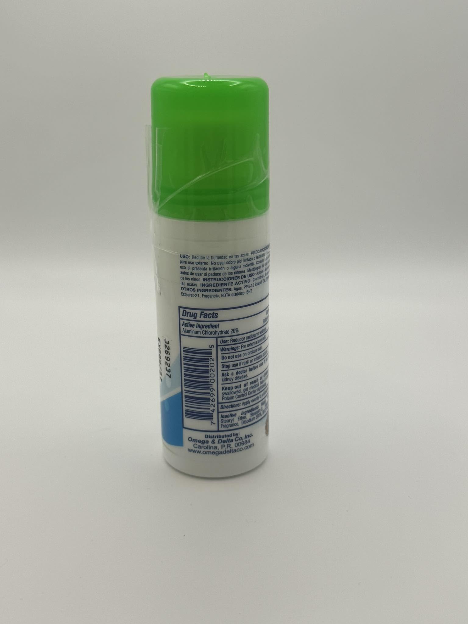ODORONO powder texture close-up ideal for easy underarm application