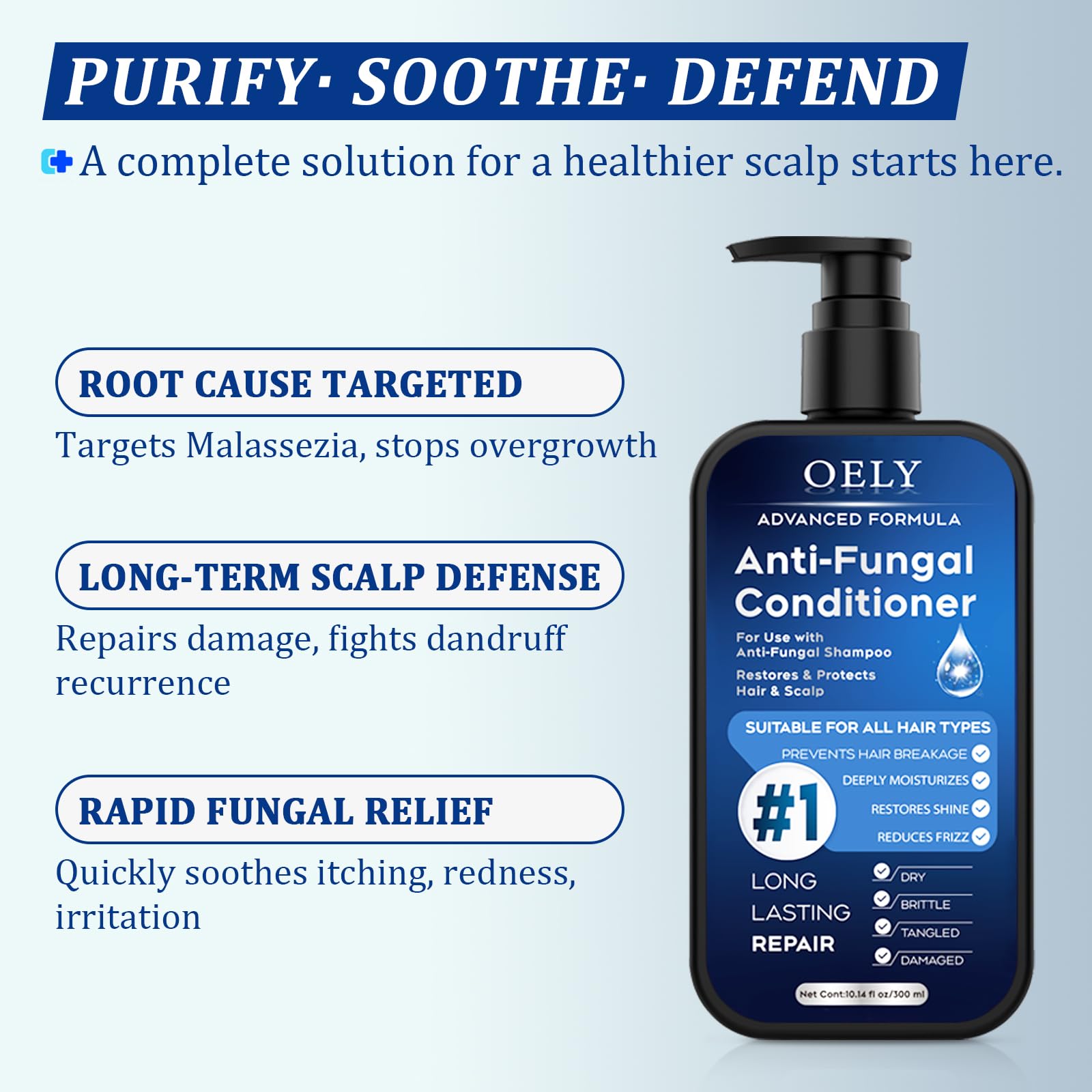 Oely sulfate-free paraben-free label for gentle daily use