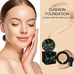OETUIOW full coverage CC cream close-up shows pore-blurring finish