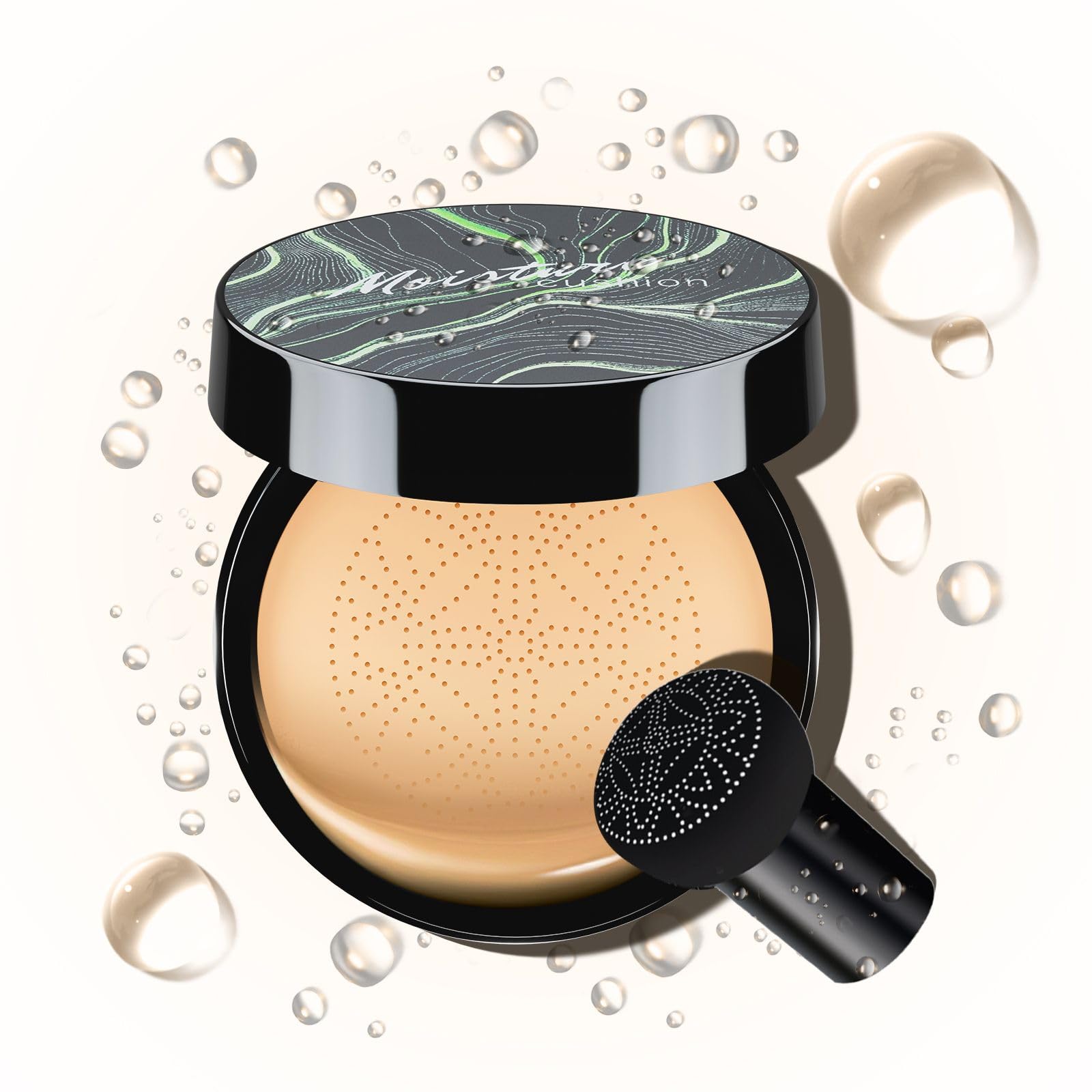 OETUIOW Mushroom Head CC Cream in Buff Beige bottle front for even skin tone