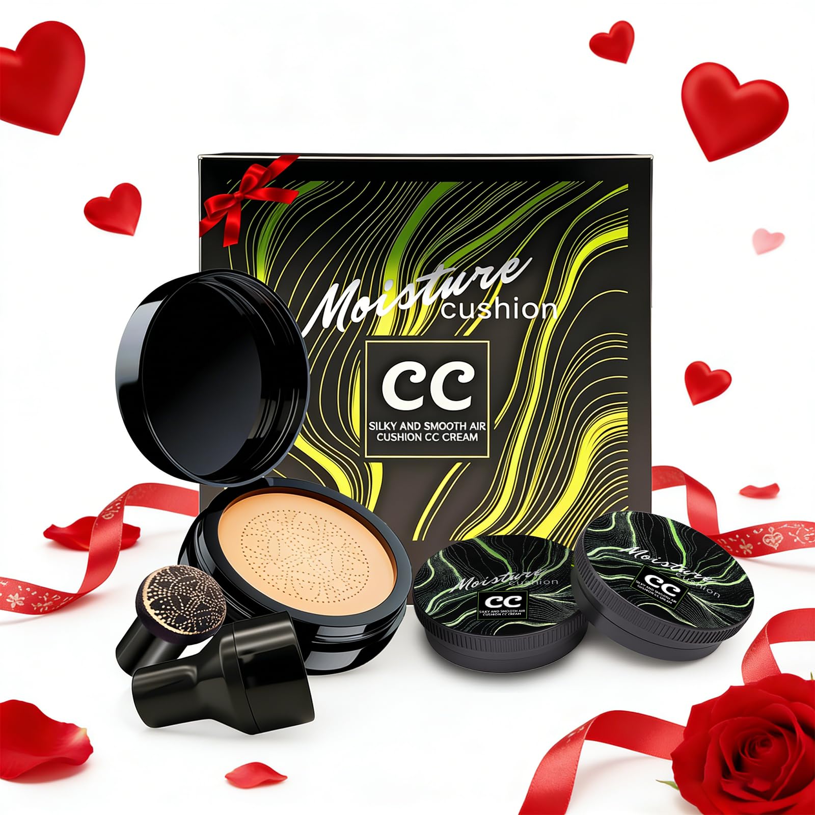 OETUIOW Mushroom Head Air Cushion CC Cream full-size bottle ready for a flawless base.