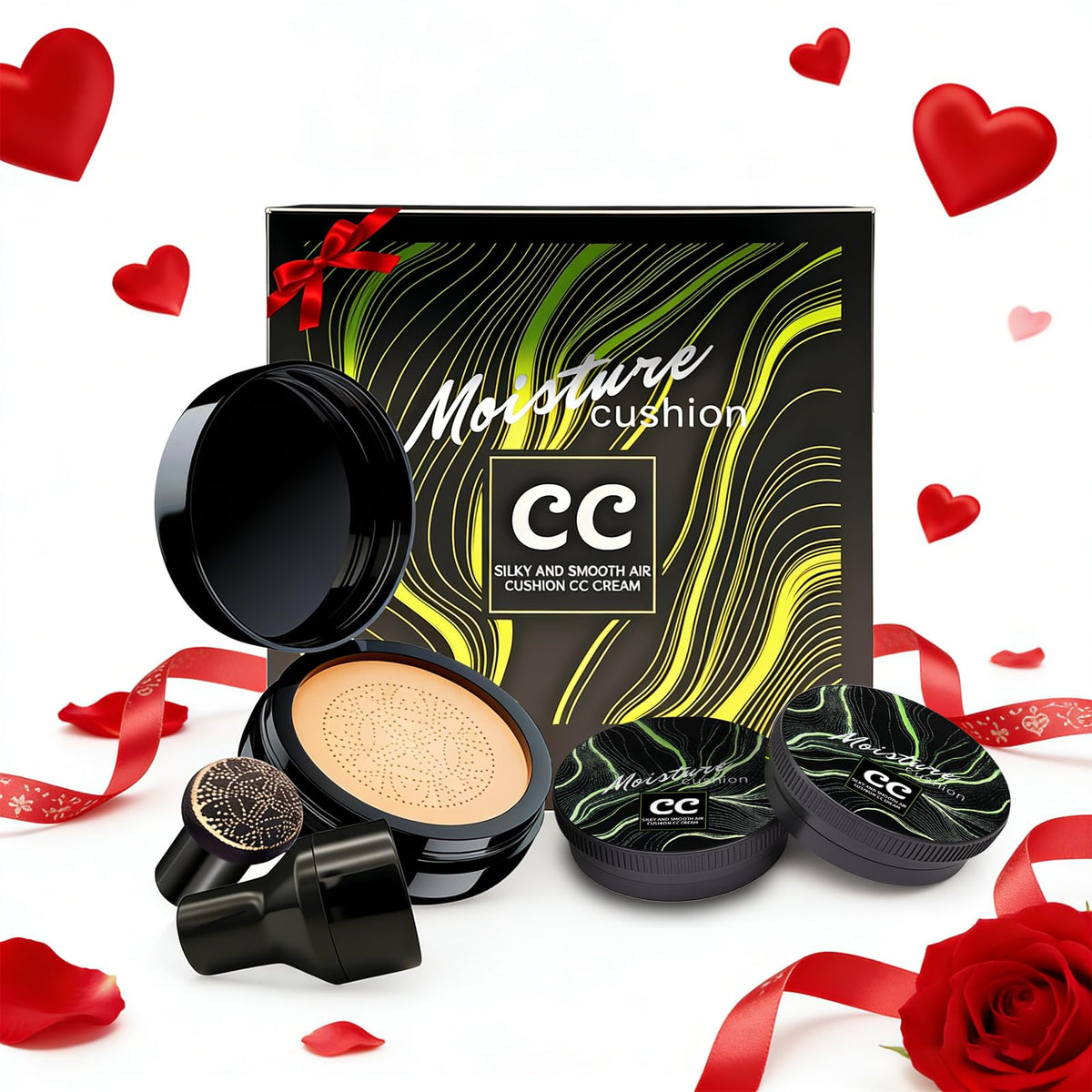 OETUIOW Mushroom Head Air Cushion CC Cream full-size bottle ready for a flawless base.