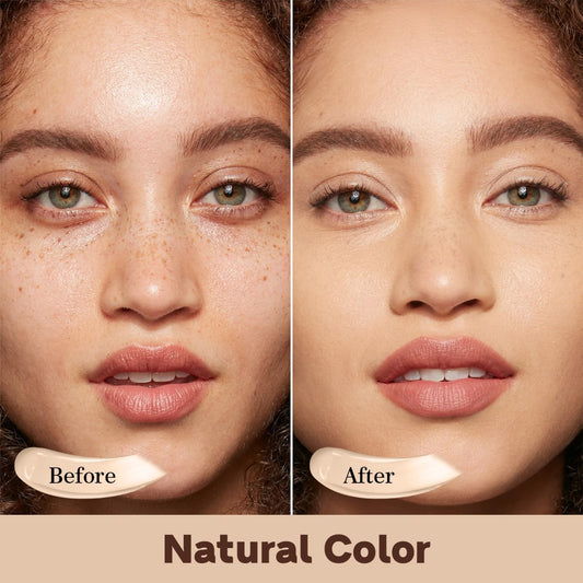 OETUIOW puff close-up shows soft mushroom head for easy application.