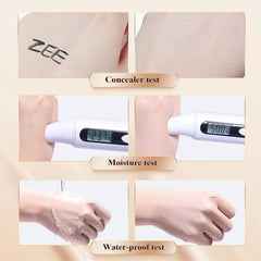 OETUIOW cushion swatch reveals buildable coverage for natural look.