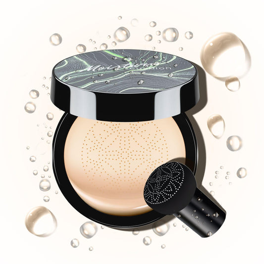 OETUIOW Mushroom Head Air Cushion CC Cream packaging for easy on-the-go touch-ups.