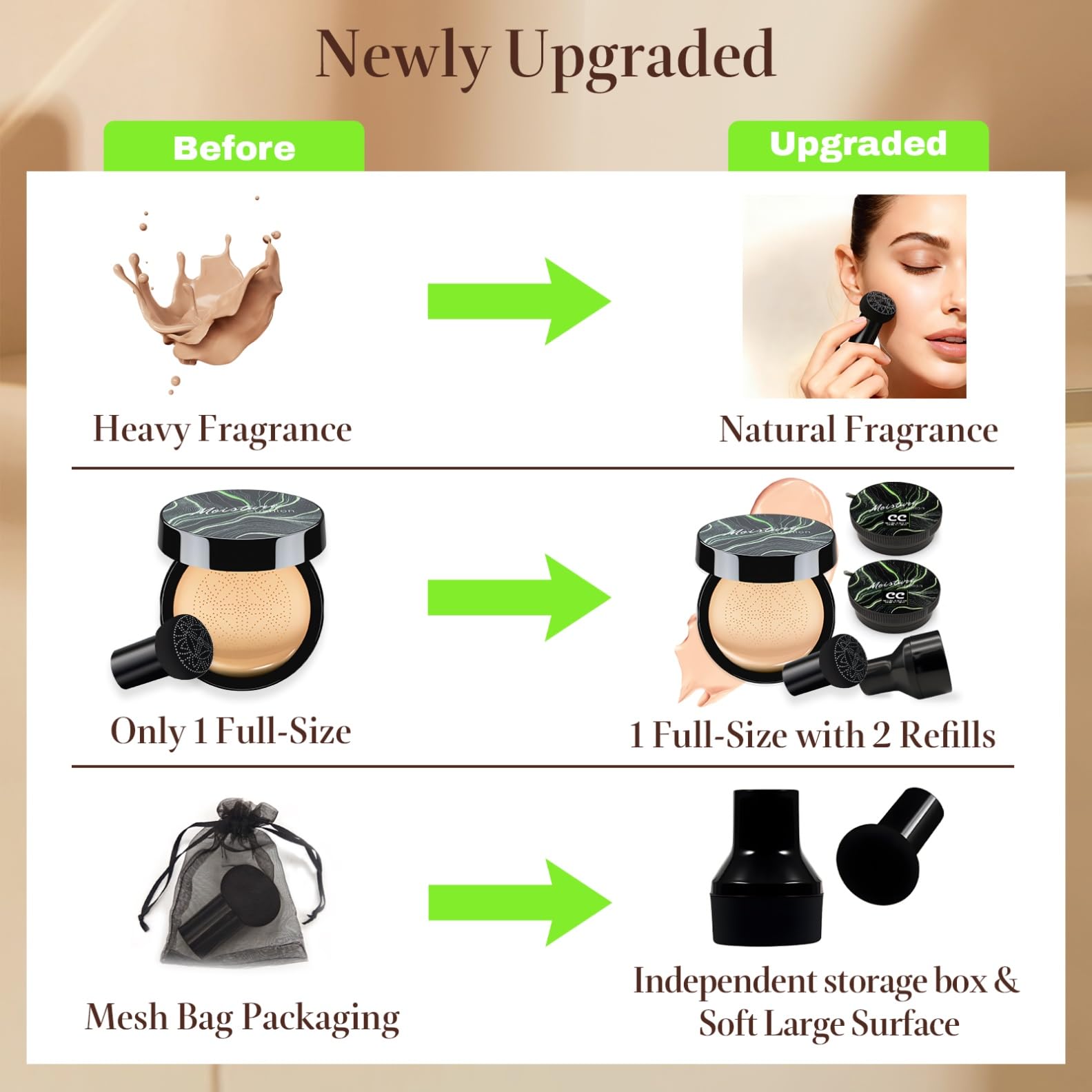 OETUIOW refill pack highlighting eco-friendly extended use.