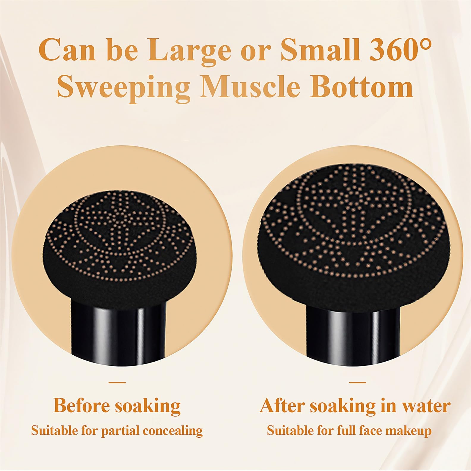 OETUIOW Stamp and pat application guide for flawless blending.