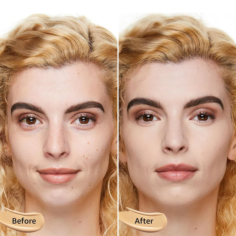 OETUIOW CC Cream texture close-up shows a lightweight, breathable finish.