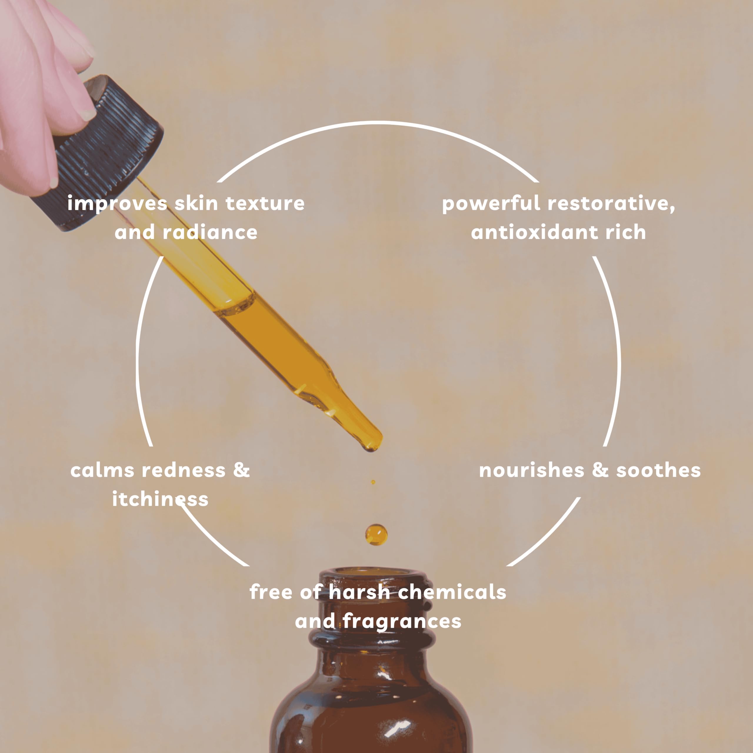 Offernova Rosehip Oil ideal for night-time facial routine.