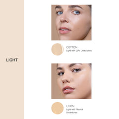 OFIR concealer shade Deep Cool on arm shows cool-toned balance.