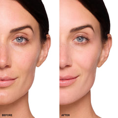 Swatch of Ofir Skin Prep Matte Primer on skin shows blurring effect.