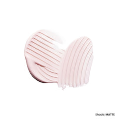 Close-up of Ofir Matte Primer swirl texture highlighting lightweight, breathable application.