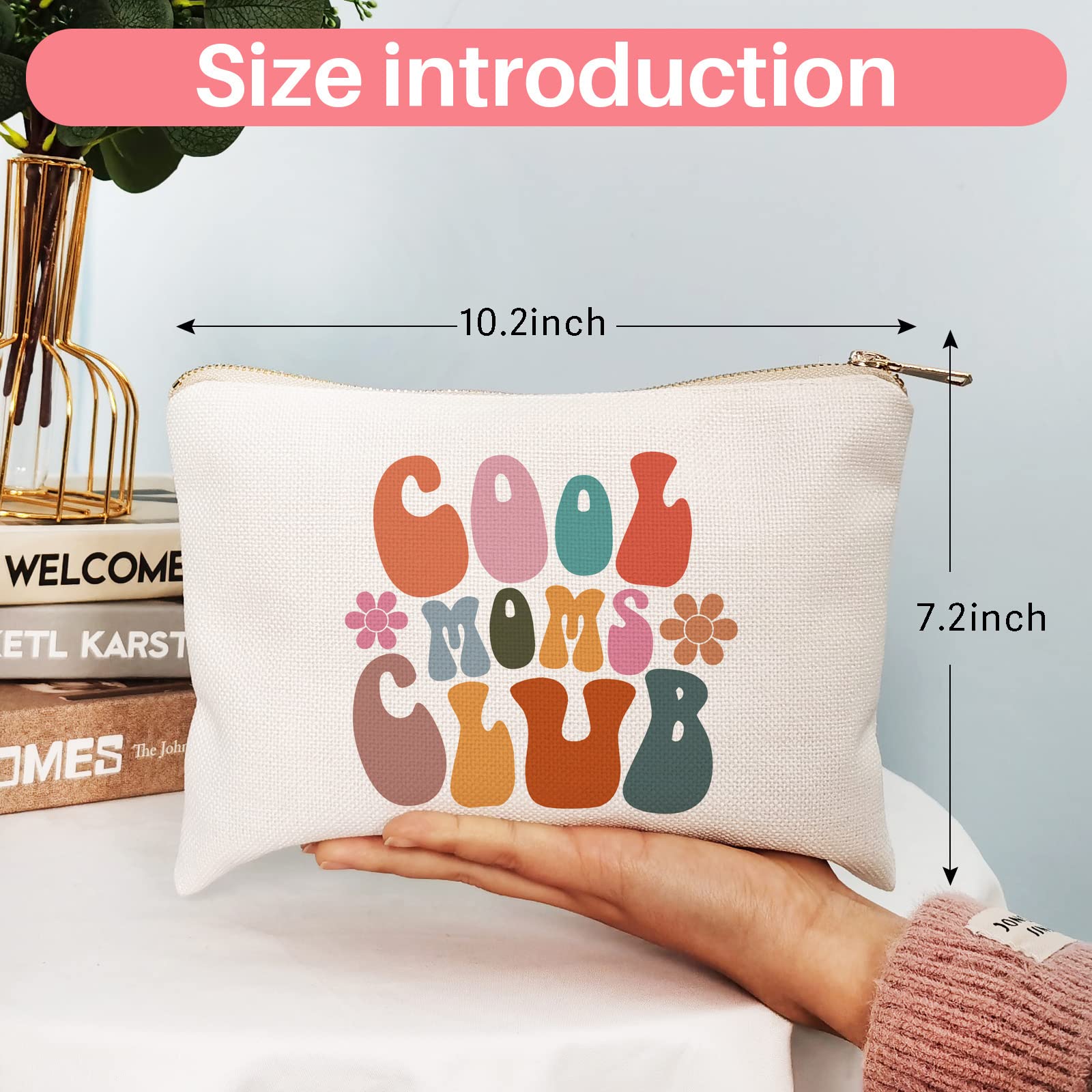 OflyDesigns Cool Moms Club unique print stands out in any bag.