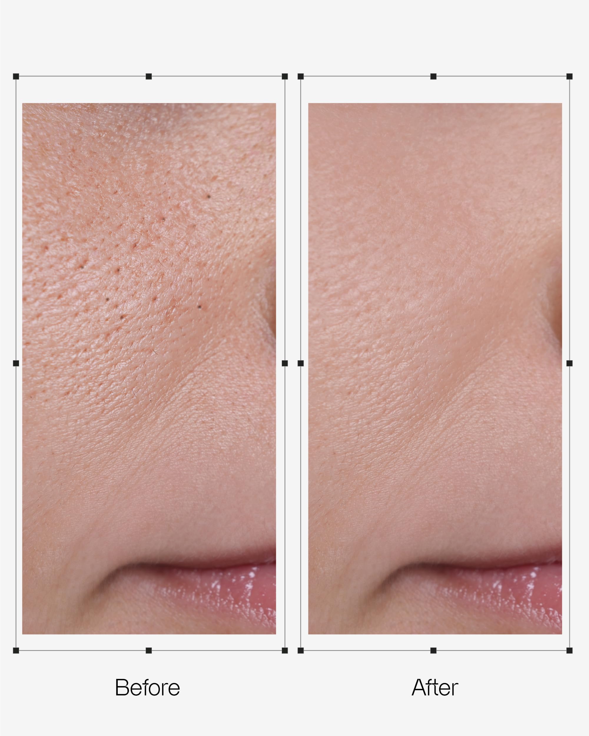 Rich foam of OGANACELL DERX Cleanser ready for even application