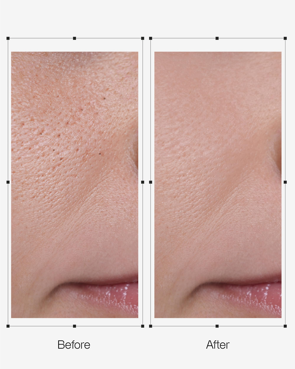 Rich foam of OGANACELL DERX Cleanser ready for even application