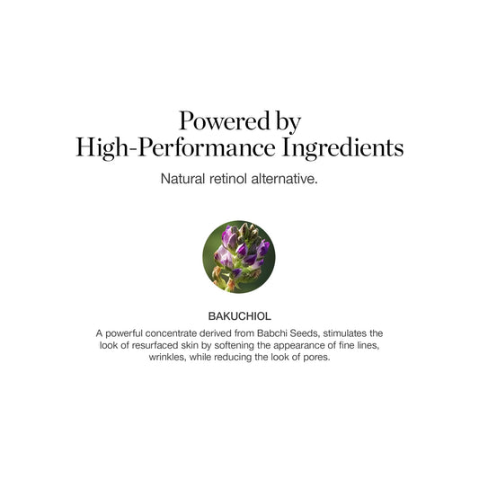 Ogee Bakuchiol Serum application on skin demonstrates a smooth texture.