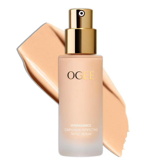 Ogee Birch 0.25N bottle swatches for fair-neutral skin tones
