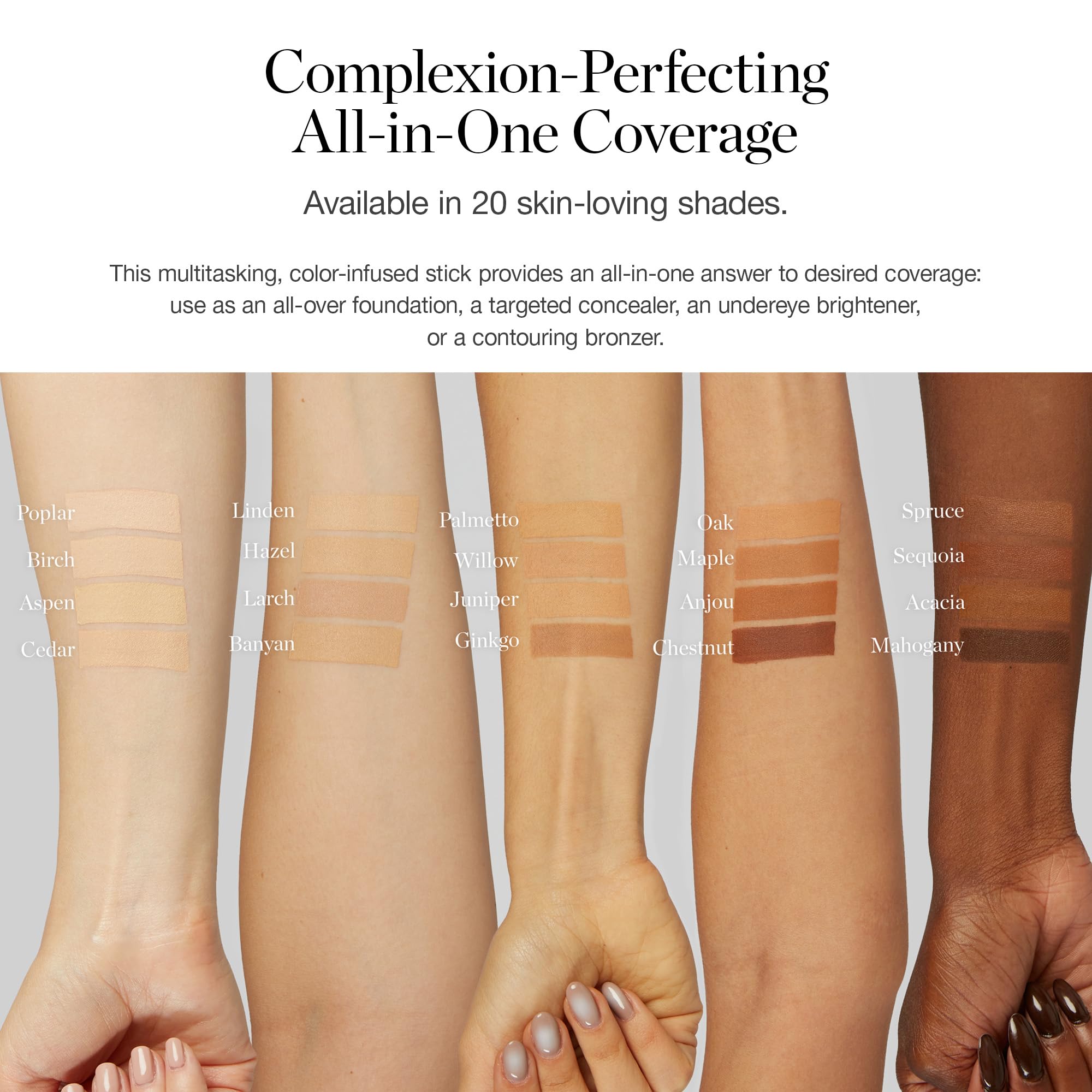 Ogee blender brush with foundation for smooth, precise blending.
