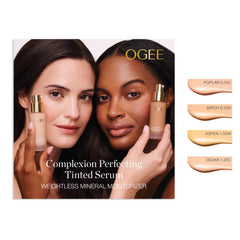 Ogee application demo shows seamless blending for mature skin
