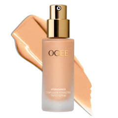 Ogee Complexion Perfecting Foundation Willow 3.00C bottle shows natural, luminous coverage