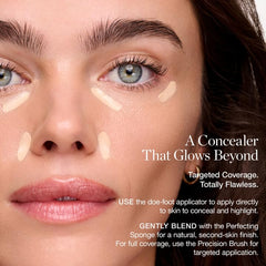 Ogee concealer under-eye application brightens with a seamless finish