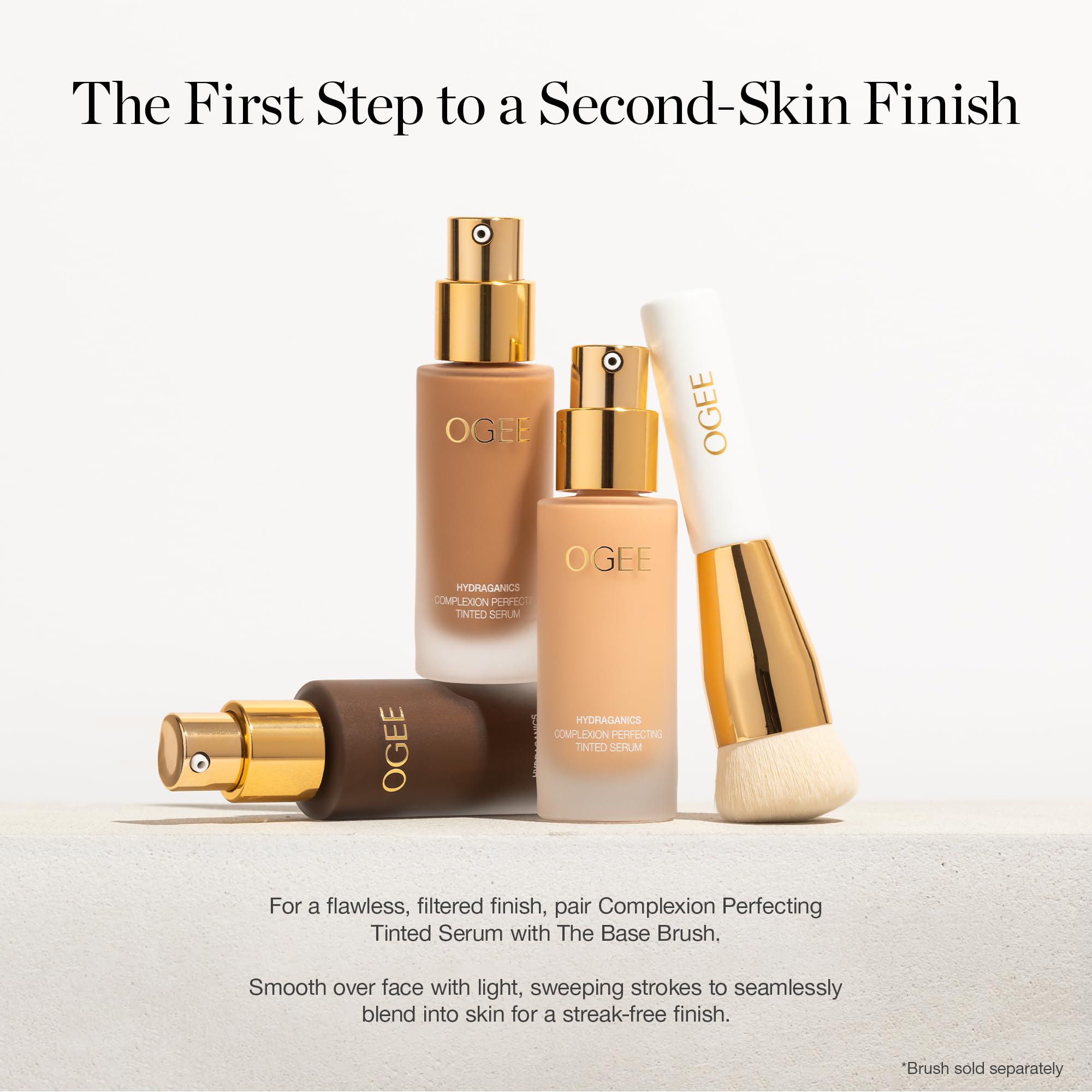 Ogee finished look reveals a natural glow and refreshed skin
