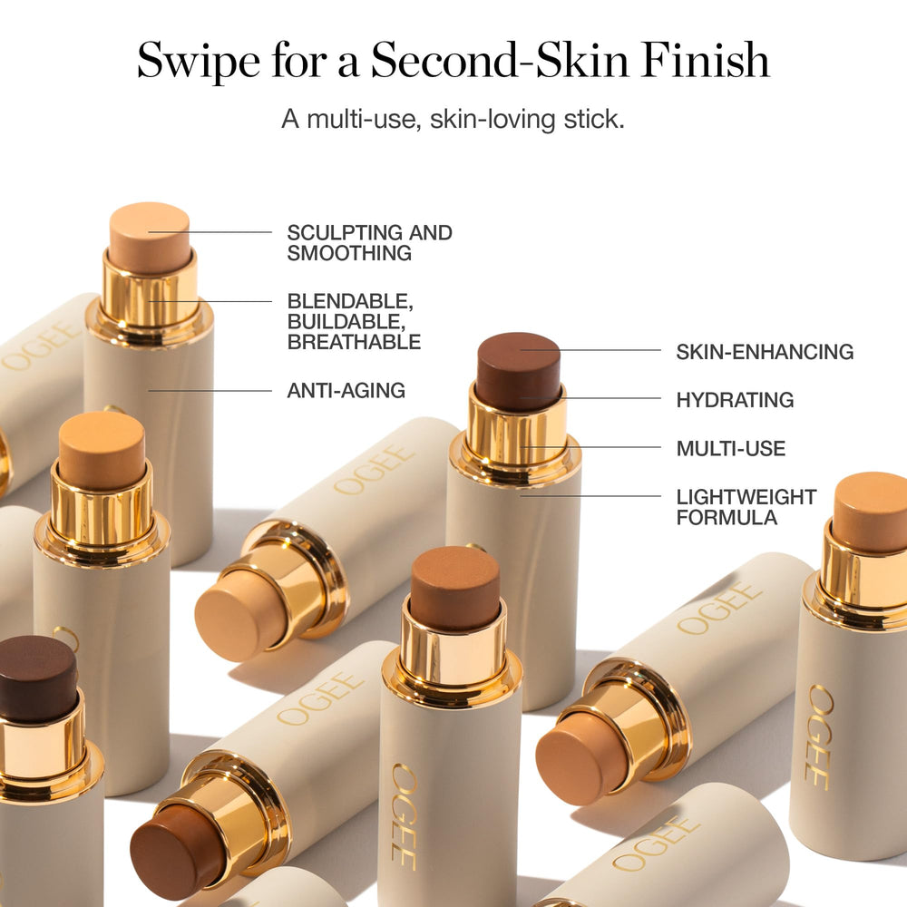 Ogee Blender Brush paired with foundation for smooth buildable coverage