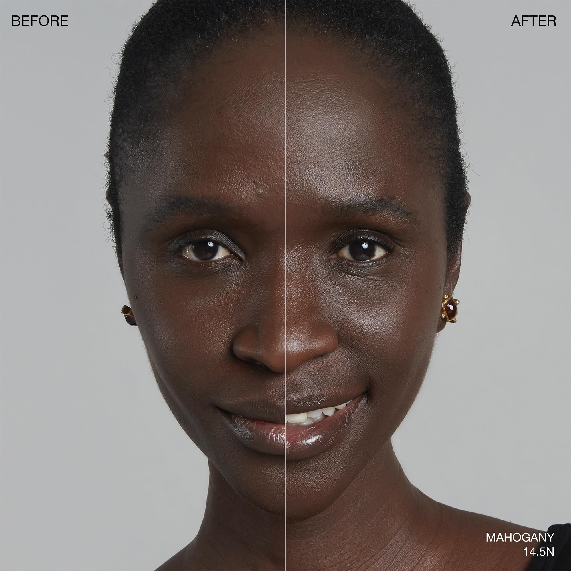 Ogee foundation-stick mahogany swatch on skin previews depth and undertones