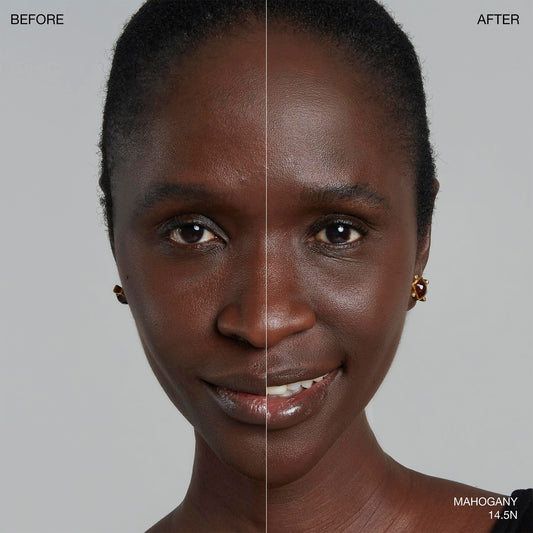 Ogee foundation-stick mahogany swatch on skin previews depth and undertones