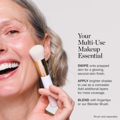 Ogee foundation-stick shade balance demo for even complexion