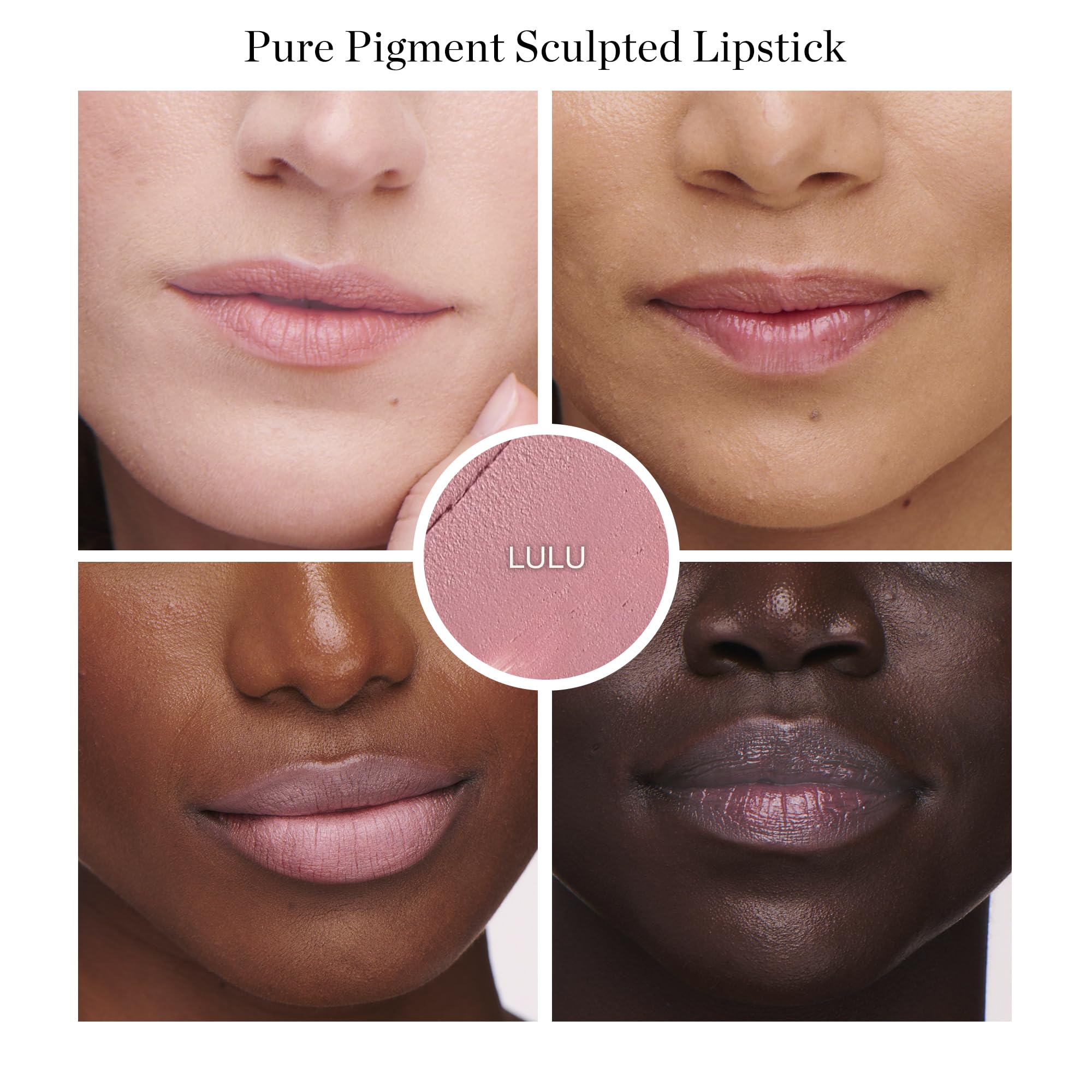 Ogee Full Bloom Lulu White Pink swatch reveals creamy, full-coverage color.
