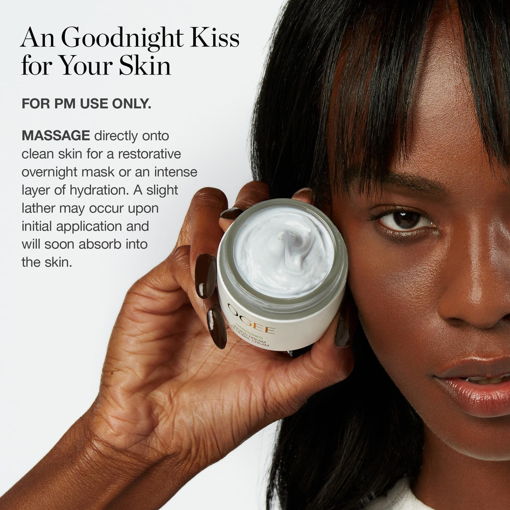 Indigo Dream Renewal Cream with hyaluronic acid for instant surface hydration