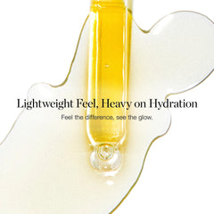 Ingredients label highlights jojoba base and antioxidant-rich botanicals.