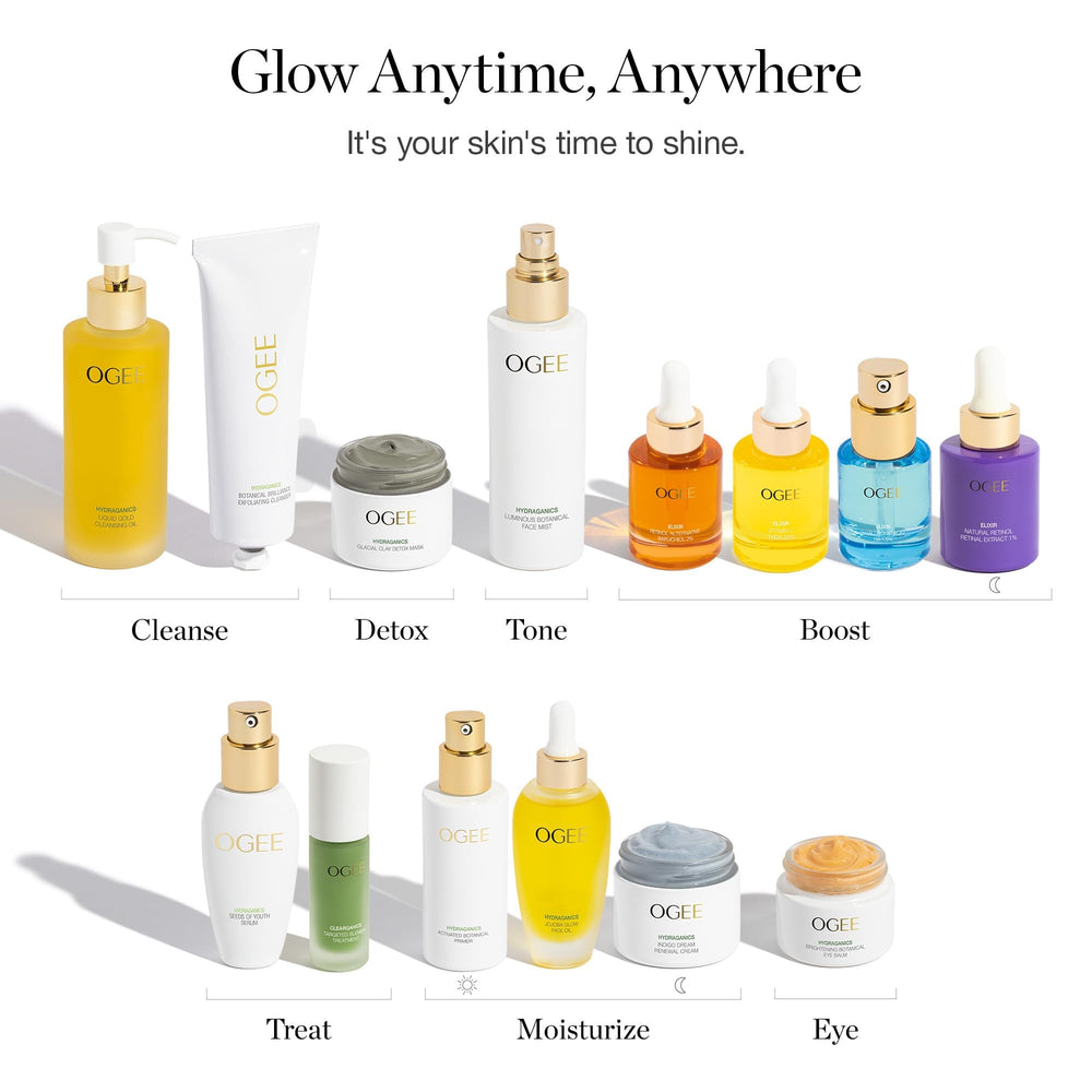 Two-pack packaging on bathroom shelf for everyday skincare routine.