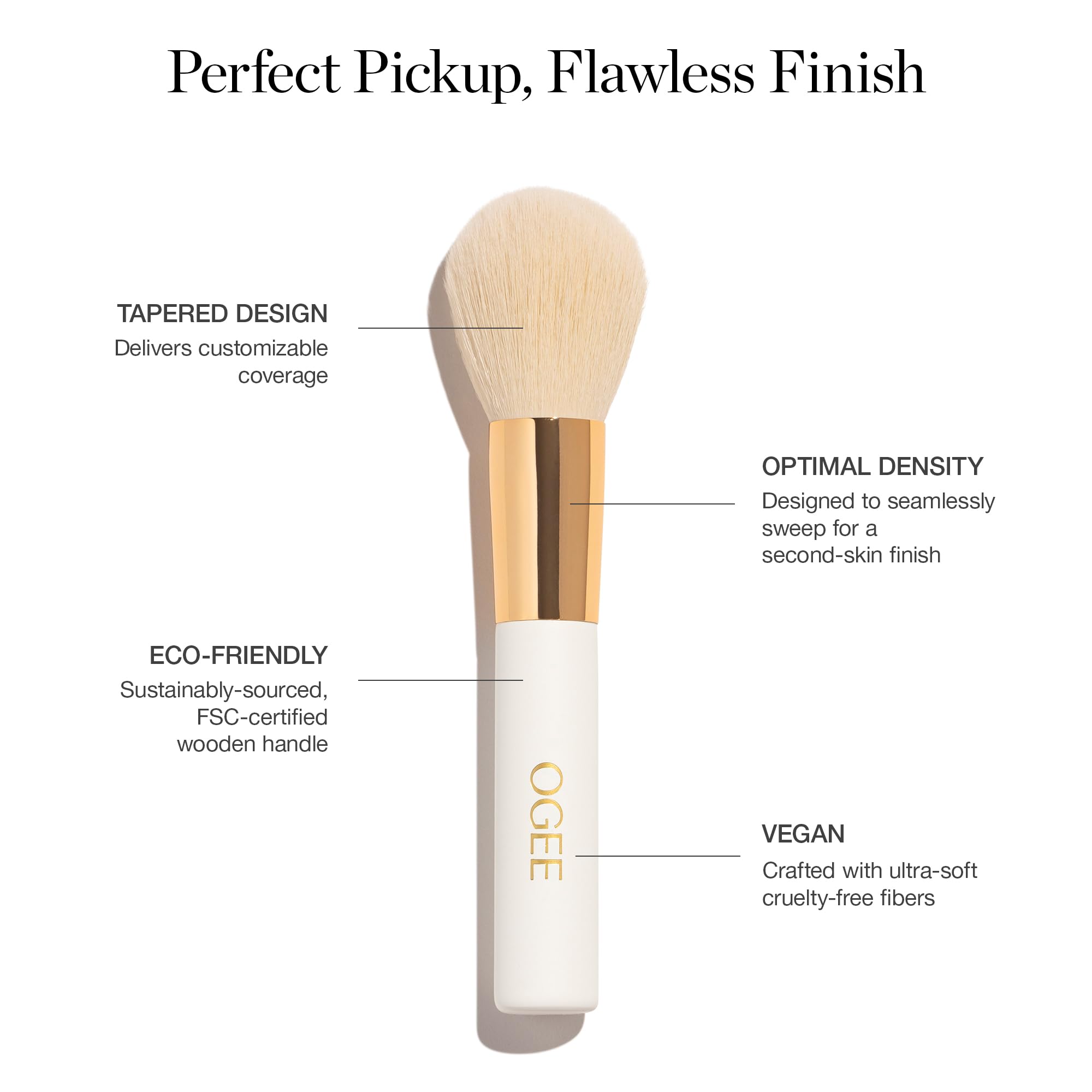 Ogee Makeup Cleanser for gentle makeup removal and brush cleansing.