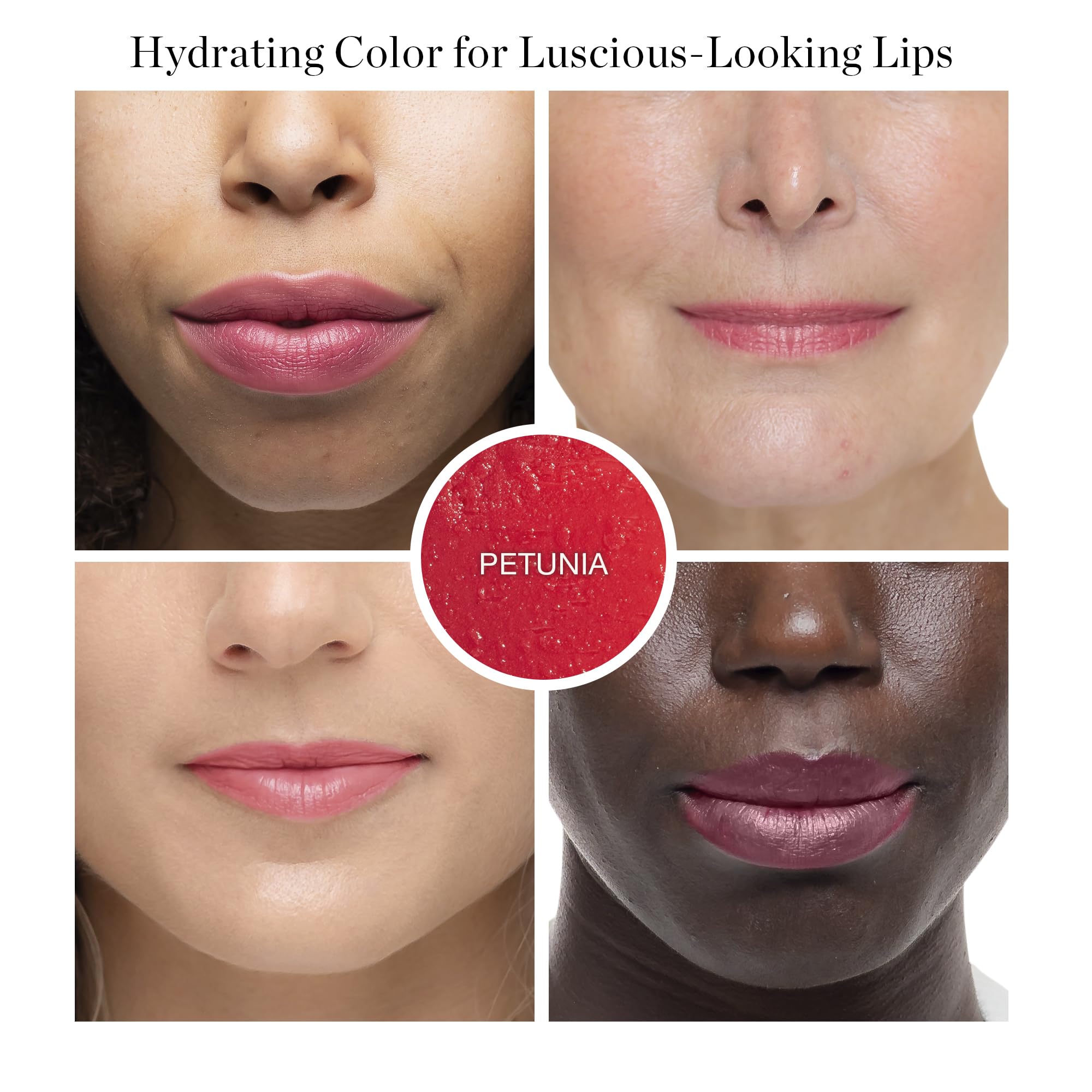 Ogee Petunia lip oil application glide captures smooth, even color