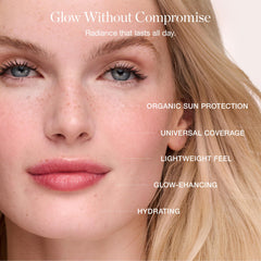 Ogee PROTECT primer ready for makeup, creating a smooth base.