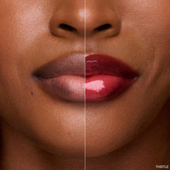 Ogee Rose Quartz face stick swatch showing buildable blush color