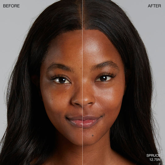 Ogee Foundation Stick application on skin for a flawless second-skin finish.