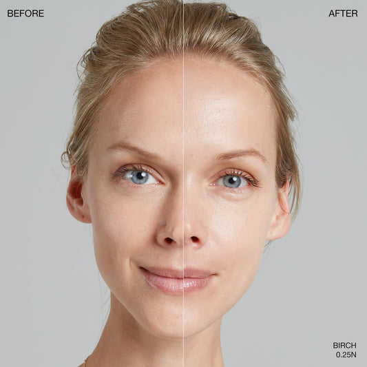 Ogee foundation swatch on hand demonstrates blendable coverage for natural tone